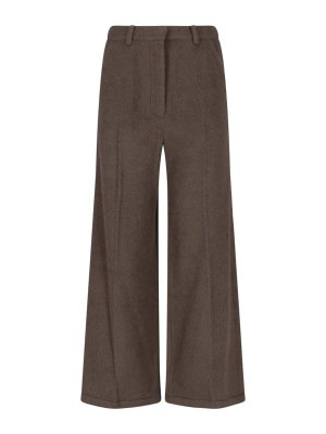 LOW CLASSIC: pantaloni casual - Pantaloni In Misto Lana E Alpaca
