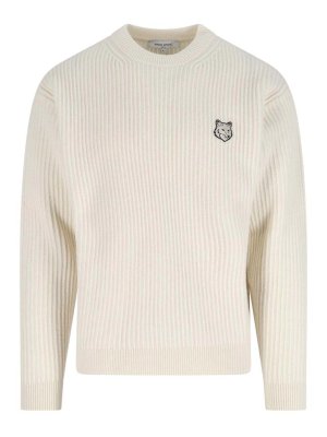 MAISON KITSUNÉ: crew necks - Merino wool sweater