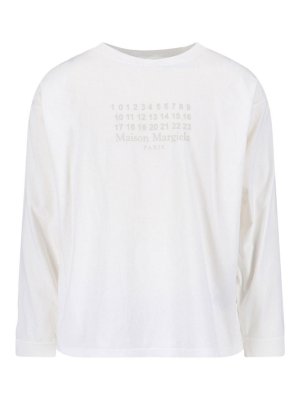 Maison Margiela: t-shirts - Logo T-shirt