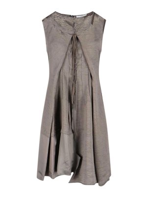 Maison Margiela: Robe longueur genou - Anonimity Of The Lining - Beige