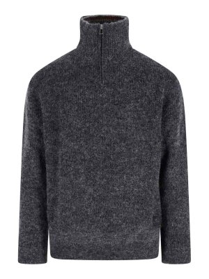 PAUL SMITH: Suéteres con cuello pico - Suéter Cuello Redondo - Gris