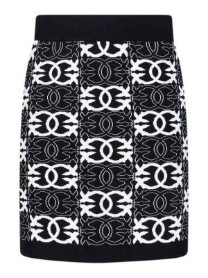 Pinko: Jupes midi et au genou - Jupe Midi - Blanc