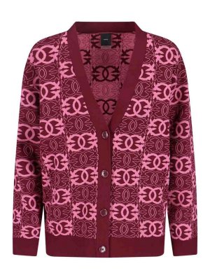 Pinko: cardigan - Cardigan uccelli d'amore