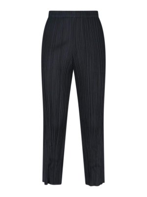 PLEATS PLEASE ISSEY MIYAKE: Casual Hosen - Casual Hose - Schwarz
