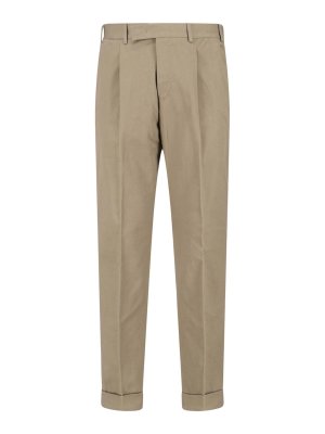 PT TORINO: Pantalons élégants - Pantalon Couturier - Beige