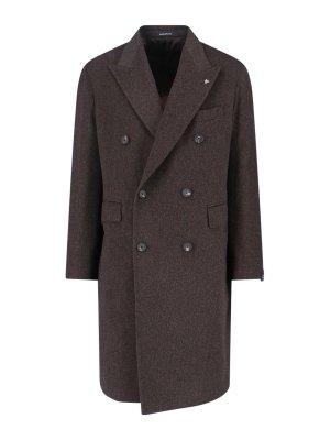 TAGLIATORE: Knielange Mäntel - Knielanger Mantel - Braun