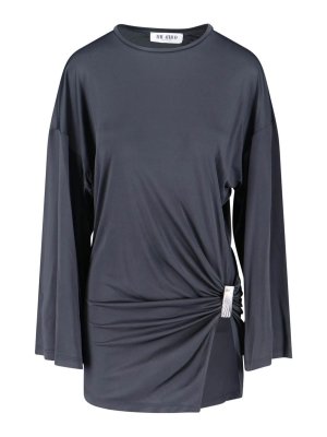 The Attico: short dresses - Draped Mini Dress