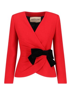 VALENTINO: Blazer - Blazer - Rojo