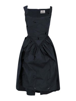 VIVIENNE WESTWOOD: Robe longueur genou - Robe Au Genou - Noir