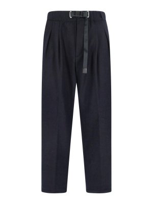 WHITE SAND: カジュアルトラウザー - カジュアルパンツ - ブルー