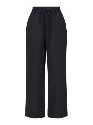 Y-3: tracksuit bottoms - Logo Sports Pants