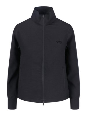 Y-3: Felpe e maglie - Felpa Zip Logo