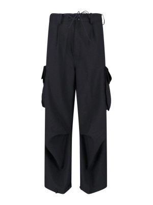 Y-3: Pantalones casual - Pantalón Casual - Negro