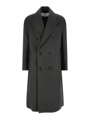 AMI PARIS: cappotti al ginocchio - Cappotto Doppiopetto