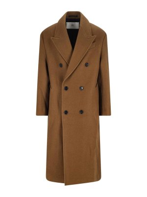 AMI PARIS: cappotti al ginocchio - Cappotto Doppiopetto