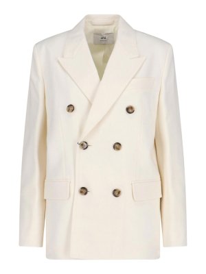 AMI PARIS: Blazer - Blazer - Blanco