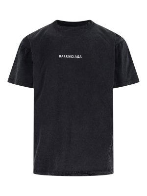 BALENCIAGA: T-shirts - T-Shirt - Schwarz