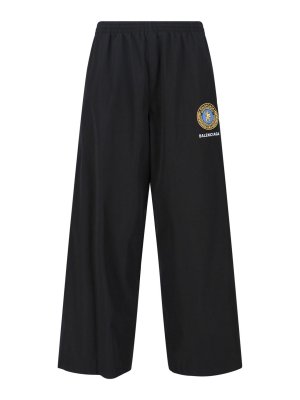 BALENCIAGA: tracksuit bottoms - Logo Sports Pants