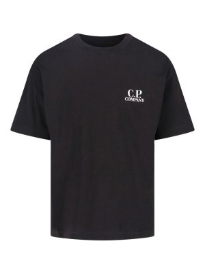 C.P. COMPANY: T-shirts - T-Shirt - Schwarz