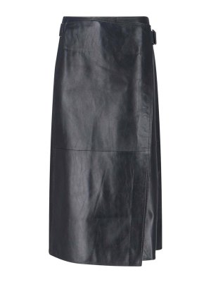 CALVIN KLEIN: Jupes midi et au genou - Jupe Midi - Noir