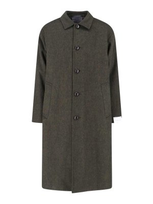 CARUSO: knee length coats - Wool Coat