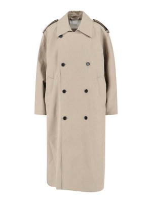 DUNST: trench coats - Trench In Misto Cotone