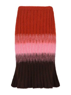 FENDI: Knee length skirts & Midi - Gonna In Misto Mohair