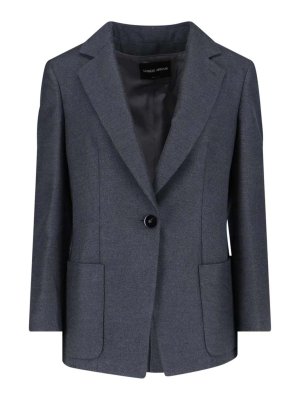 GIORGIO ARMANI: Blazer - Blazer - Gris
