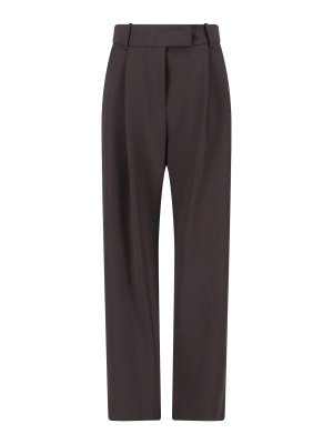 GIORGIO ARMANI: Pantalones de sastrerìa - Pantalones De Sastrería - Marrón