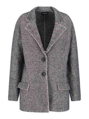 GIORGIO ARMANI: Blazer - Blazer - Gris