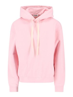 JIL SANDER: Sweatshirts & Sweaters - Logo Hooded Sweatshirt