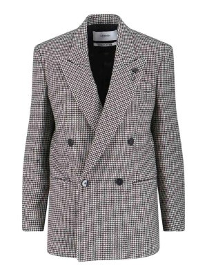 LARDINI: giacche blazer - Blazer Doppiopetto In Misto Lana