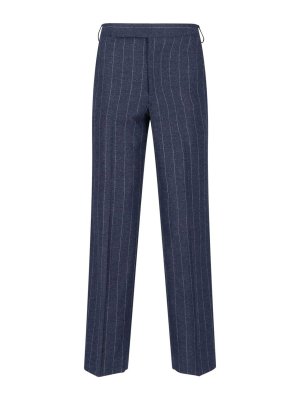 LARDINI: pantaloni casual - Pantaloni In Lana Vergine E Cashmere