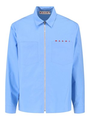 Marni: Camisas - Camisa - Azul