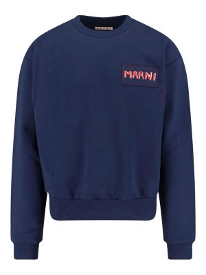 Marni: Sudaderas y suéteres - Sudadera - Azul