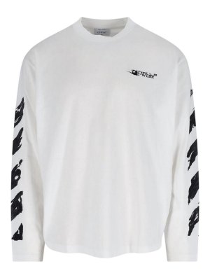 OFF-WHITE: t-shirts - Logo T-shirt