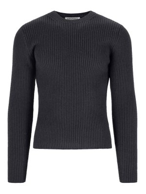 OUR LEGACY: Strickpullover mit Rundhalsausschnitt - Rundhalspullover - Schwarz