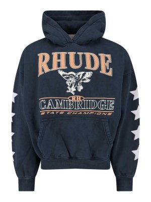 RHUDE: Sweatshirts und Pullover - Sweatshirt - Schwarz