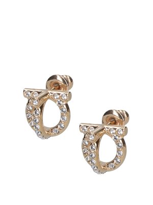 FERRAGAMO: Boucles d'oreille - Boucles D'Oreilles - Gancini