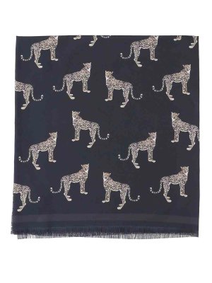 NILI LOTAN: Stoles & Shawls - Foulard Animalier