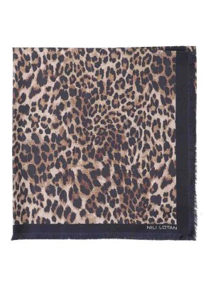 NILI LOTAN: Stoles & Shawls - Foulard In Seta