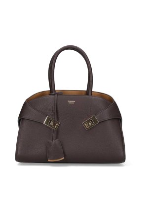 FERRAGAMO: Handtaschen - Shopper - Braun