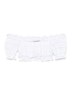 ERMANNO SCERVINO: Tops & Tank tops - Lace Cotton Top