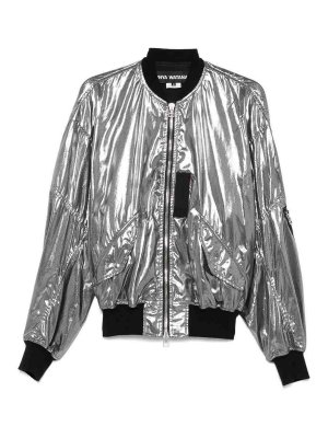 JUNYA WATANABE: bombers - Metallic Effect Bomber Jacket