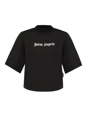 Palm Angels: T-shirts - T-Shirt - Noir