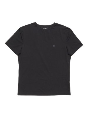 Acne Studios: T-shirts - T-Shirt - Noir