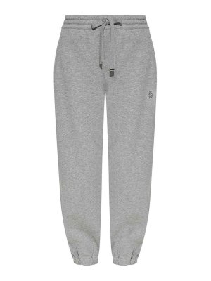 ALEXANDER MCQUEEN: tracksuit bottoms - Logo Cotton Sweatpants