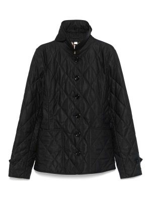 BURBERRY: Chaquetas y Chaquetones acolchados - Chaqueta Alcochada - Negro