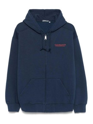 CARHARTT: Sweatshirts & Sweaters - Logo Cotton Zipped Hoodie