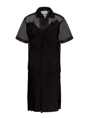 Maison Margiela: polo shirts - Midi Polo Dress